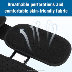 Estabilizador de rodilla ortopédico con bisagras ajustable para adultos Soporte de pierna de nailon de algodón de aluminio protector para <span class=keywords><strong>ROM</strong></span> de baloncesto - Product Image 5