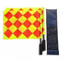 Drapeaux de juge de touche de football, drapeau d'arbitre de football, drapeaux d'arbitre de football professionnels pour la promotion