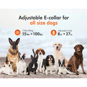 Ferntrainer für Kleine, Mittelgroße und Große Hunde 15-100 lbs, Erziehungshalsband mit Fernbedienung, Automatischer Stoppfunktion, Stromimpuls, 1600FT Reichweite, IP67 Wasserdicht, Bellkontrolle - Product Image 5