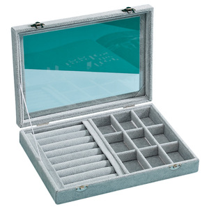 Vitrina de Exhibición de Joyería con Vidrio, Elegantes Vitrinas para Exhibición de Joyería, Caja de Exhibición de Joyería - Product Image 3