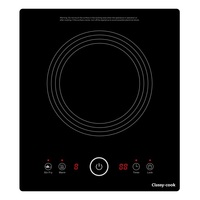 Plaque de cuisson électrique à induction intelligente en verre céramique 110V 1800W certifiée USA ETL