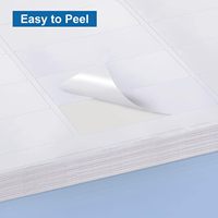 Étiquettes d'adresse 1 "2-5/8" 900 étiquettes autocollantes papier étiquettes postales 8.5 "11" blanc 30 par feuille pour imprimante laser/jet d'encre
