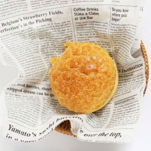 Papier sulfurisé alimentaire personnalisé imprimé simple face, résistant à la graisse, pour emballage de sandwichs, hamburgers, pains, gâteaux, biscuits, avec revêtement PE - Product Image 2