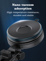 LDNIO MW21 Support de voiture à rotation de 360 degrés Support de téléphone rétractable pour voiture Bras télescopique Support de téléphone à ventouse
