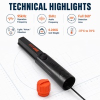 Rilevatore di Metalli Impermeabile Pinpointer Gold Hunter TMR Ricaricabile USB per la Ricerca dell'Oro Sottoterra a Lunga Profondità