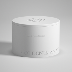 Premium Unique Concrete <strong>Candle</strong> Jar <strong>Large</strong> Size Black <strong>Candle</strong> Container Empty Cement Vessels <strong>Candles</strong> with Lids for Home Decor - Product Image 2
