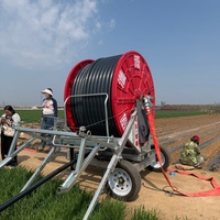 Système d'irrigation pivotant centralisé intelligent avec variateur de fréquence (VFD) et canon à pluie pour champs ouverts