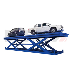 Sollevatore Auto Sotterraneo in Acciaio di Alta Qualità, 2000kg, 3500x2000mm, Tavolo Elevatore a Forbice Idraulico Fisso, Certificato CE - Product Image 1