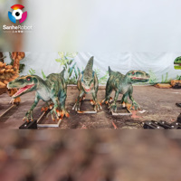 Pack de dinosaures animatroniques - Ensemble de dinosaures jurassiques grandeur nature pour parcs à thème et expositions