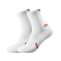 Jingwen OEM Calcetines Deportivos Blanc Sport Stripe Badminton Chaussettes