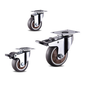 1 "1,25" 1,5 "2" 2,5 "3" TPR Castor 10/15/20/30/40/50kg Kleinmöbel-Lenkrad mit Bremsen - Product Image 1