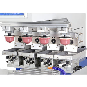 เครื่องพิมพ์แผ่นซิลิโคนแบบนิวเมติก4สี,เครื่องพิมพ์แผ่นด้วยสายพานลำเลียงสำหรับของเล่นเลโก้หน้าปัดนาฬิกา - Product Image 2