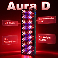 Panel de Terapia de Luz Roja LED de 510w de Potencia Real para Medio Cuerpo, Dispositivo de Fisioterapia de Alta Potencia, Panel de Terapia de Luz Roja e Infrarroja