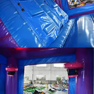 Factory Price Interesting Commercial Large Inflatable Bouncer Castle Slide For Kids