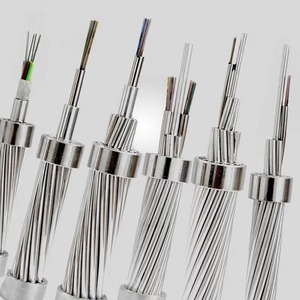 Cable de Fibra Óptica OPGW de 24, <span class=keywords><strong>36</strong></span>, 48, 96 Núcleos, Cable Óptico Aéreo para Exteriores para Telecomunicaciones y Energía - Product Image 5