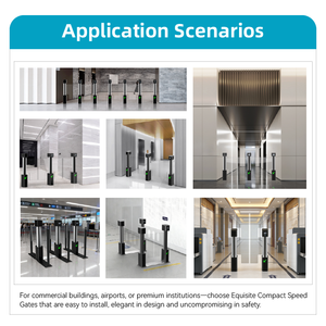 Systèmes de contrôle d'accès durables, produits de gestion des visiteurs, serrures intelligentes, gestion biométrique du visage, lecteur QR, porte de hall de bureau, conforme à la norme EN - Product Image 6