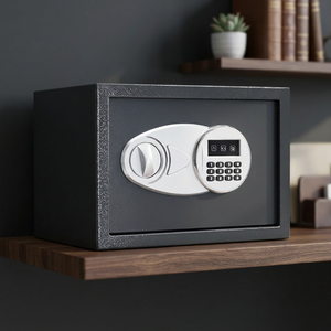 Portable Metal Safe <b>Box</b> Digital Keypad <b>Fireproof</b> Deposit Chest for Home Hotel Office - Product Image 1