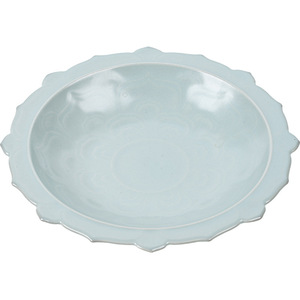 Bandeja de Cerámica Guanlan Azul Cielo para Té, Soporte Redondo Multiusos para Tetera, Bandeja para Tazas y Tazones - Product Image 5