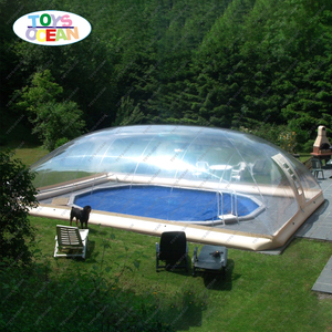 Couverture de <span class=keywords><strong>piscine</strong></span> en PVC personnalisée Offre Spéciale couverture de sécurité de <span class=keywords><strong>protection</strong></span> de dôme gonflable à air transparent pour piscines - Product Image 1