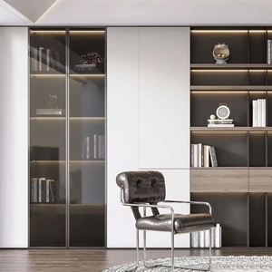 Muebles de Salón Modernos con Soporte de Pared para TV, Diseño Personalizado, Color Gris - Product Image 1