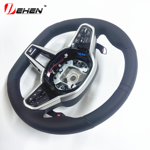 Volante de fibra de carbono para BMW G80 G82 G87 F90 <span class=keywords><strong>M8</strong></span> F97 F98 F95 F96 G20 G30 G22 G01 G02 G05 G06 G29 F40 F44 F32 F15 M Sport - Product Image 4