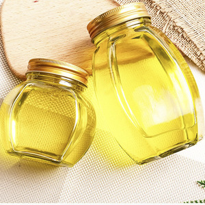 랑네즈 블랙포레스트 유리 꿀병 1kg 500g 스크류 뚜껑 포함, 사탕 및 초콜릿 보관용 친환경 용기 - Product Image 3