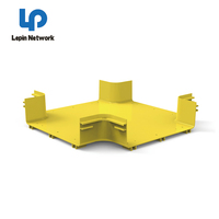 Ningbo Lepin Système de support pour gaine optique de gestion des câbles 120mm PVC ABS Intérieur Jaune