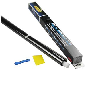Láminas Negras de PET para Ventanas de Auto, Protección UV, Película de Tinte para Ventanas de Casa y Edificios, Rollo para Ventanas Laterales, Protección Solar UV - Product Image 1