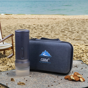 Portable extérieur Mini <span class=keywords><strong>cafetière</strong></span> <span class=keywords><strong>expresso</strong></span> auto-chauffant petite Machine de brassage automatique bureau intelligent sac à main voiture de voyage - Product Image 2