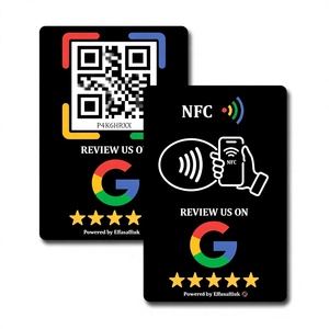 Carte NFC NTAG213 en PVC avec impression 4/C, lecture par balayage de <span class=keywords><strong>code</strong></span> <span class=keywords><strong>QR</strong></span>, 13,56 MHz, utilisation à vie pour téléphones <span class=keywords><strong>iPhone</strong></span>/Android - Product Image 1