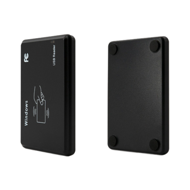 Proximity RFID IC Desktop USB Card Reader Writer NFC Sticker with 13.56MHz ABS Material Access Control Accessory