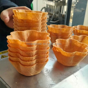 Easy to Operate Nonstick Ice Cream Cone Baking Machines Edible Cookies Coffee Cup Making Machine Ice Cream <b>Waffle</b> Cone <b>Maker</b> - Product Image 3