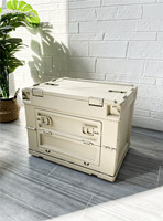 Boîte de rangement en plastique rectangulaire solide moderne, multifonctionnelle, pliable, empilable, recyclable, PP, logistique domestique, caisses pliantes