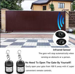 Mécanisme de verrouillage d'accès à distance intelligent motorisé automatique robuste Kit complet Villa propriété privée ouvre-porte <span class=keywords><strong>coulissant</strong></span> - Product Image 4