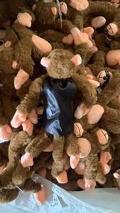 ตุ๊กตาผ้ากำมะหยี่,ตุ๊กตาลิงบินได้โลโก้ OEM ของขวัญคริสต์มาส - Product Image 3