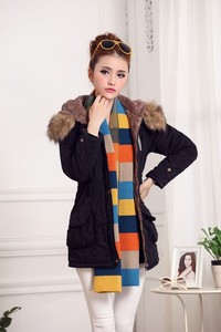 Coldker Womens Warm <strong>Fur</strong> Collar Long Coat <strong>Hooded</strong> Slim Winter Parka Outwear <strong>Jacket</strong> - Product Image 4