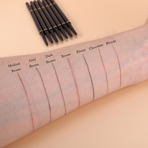 Crayon à sourcils ultra-fin définissant, waterproof, longue tenue, anti-bavures, avec brosse applicatrice, marque privée - Product Image 4