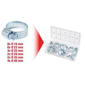 KS เครื่องมือ-การจัดเรียงตัวยึดท่อ970.0070 Ø 16-40มม. (26ชิ้น)-ชิ้นส่วน4042146478424สำหรับการซ่อม - Product Image 3