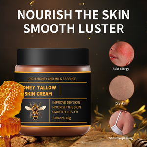 Meistverkaufte Honig-Talg Natürliche Gesichtscreme für Empfindliche Haut mit Honigbutter - Feuchtigkeitsspendend & Beruhigend für Alle Hauttypen für Frauen - Product Image 5