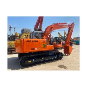 HANG KUI HITACHI Hitachiex120 12 tonnes 95% neuf d'origine japonaise avec EPA, CE, excavatrice Hitachiex120 agricole d'occasion pour le terrassement - Product Image 5