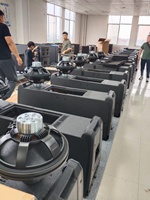Speaker Audio Profesional Double 12 Inch HDL 50A 4K 3-way Active Line Array Sistem Suara Aktif untuk Panggung