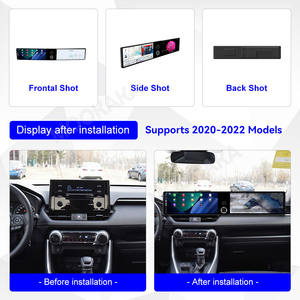 MOOKAKA çift 12.3 inç Android 14 araba radyo Toyota RAV4 2020-2022 için araba <span class=keywords><strong>Stereo</strong></span> multimedya GPS Navi kablosuz CarPlay kafa ünitesi - Product Image 5