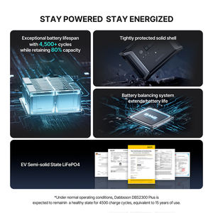 Stazioni di Energia Portatili Dabbsson DBS2300 da 2330Wh a 16660Wh, Generatore Elettrico con Batterie agli Ioni di Litio, Prodotti per Energia Solare - Product Image 4