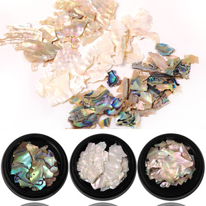 15g White <b>Abalone</b> <b>Shell</b> Nail Fragments Freshwater <b>Shell</b> Slices Mixed Jewelry Decoration Private Label - Product Image 1