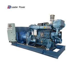 Marine Diesel Generator Open Type 200kw 250kva Genset Aangedreven Door Motor Wp10cd264e200 Stille Diesel Generator