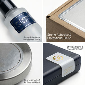 Autocollants ronds de 2 pouces, étiquettes personnalisées avec logo, autocollants pour petites entreprises, étiquettes imperméables - Product Image 2