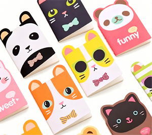 Mini Cuaderno de <span class=keywords><strong>Dibujos</strong></span> Animados, Cuaderno con Forma de Animal, Panda, Gato, Bloc de Notas con Cubierta de <span class=keywords><strong>Dibujos</strong></span> Animados <span class=keywords><strong>para</strong></span> Niños, Papelería Escolar, Regalo - Product Image 2