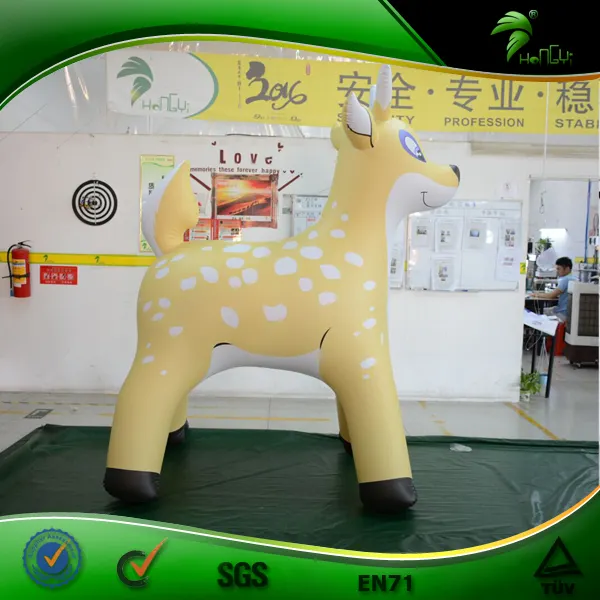 Jierhong-yi — cerf gonflable de décoration, cerf gonflable, modèle d'air, Wapiti, cerf