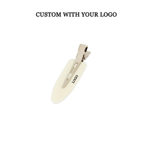 Logotipo personalizado Herramientas fáciles de usar Clips de plástico Peluquería Corte Salón Herramienta <span class=keywords><strong>peque</strong></span>ña Belleza Maquillaje Clip Mujeres Niñas Maquillaje Pins Diario - Product Image 3