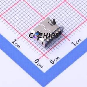 TYPE C-DB-104PWB USB Connector SMD Connector ( Connector Type: Type-C )( Gender: Female )( Mounting Type: Horizontal Mount ) - Product Image 2
